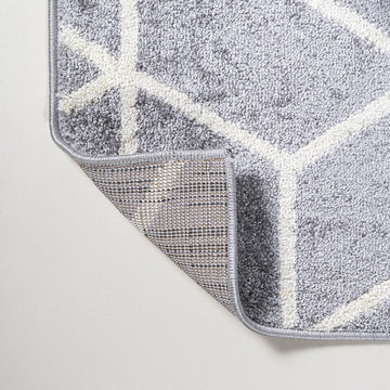 Tumbling Blocks Modern Geometric Area Rug 2